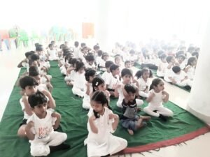 International Yoga day of pre primary